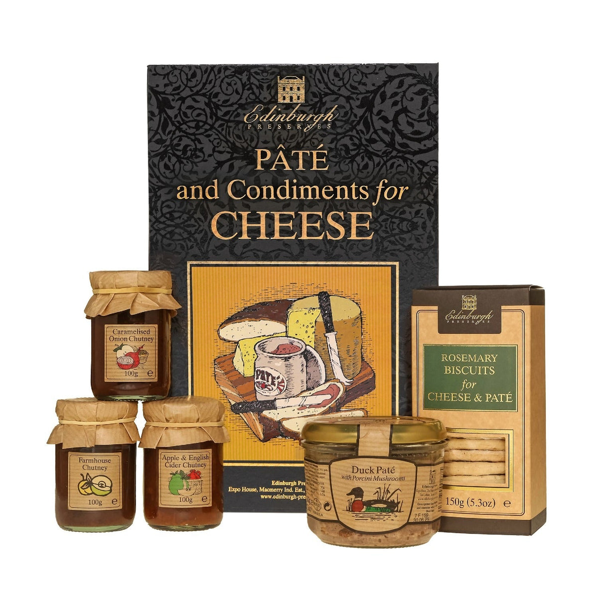 Edinburgh Preserves Pâté & Condiments For Cheese Gift Set