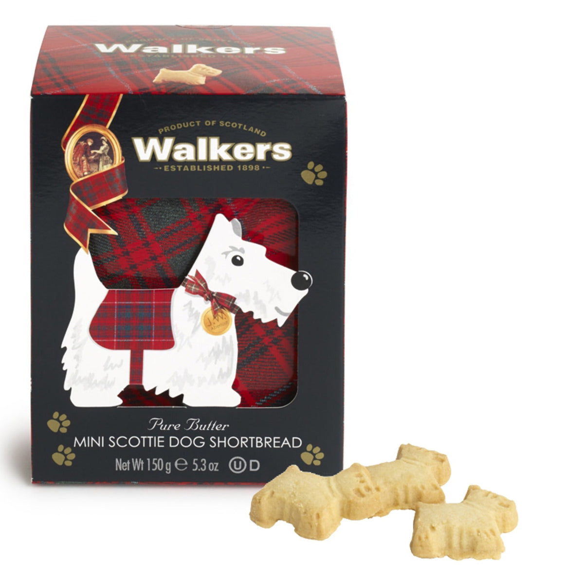 Walkers Mini Scottie Dog Shortbread Biscuits 150g