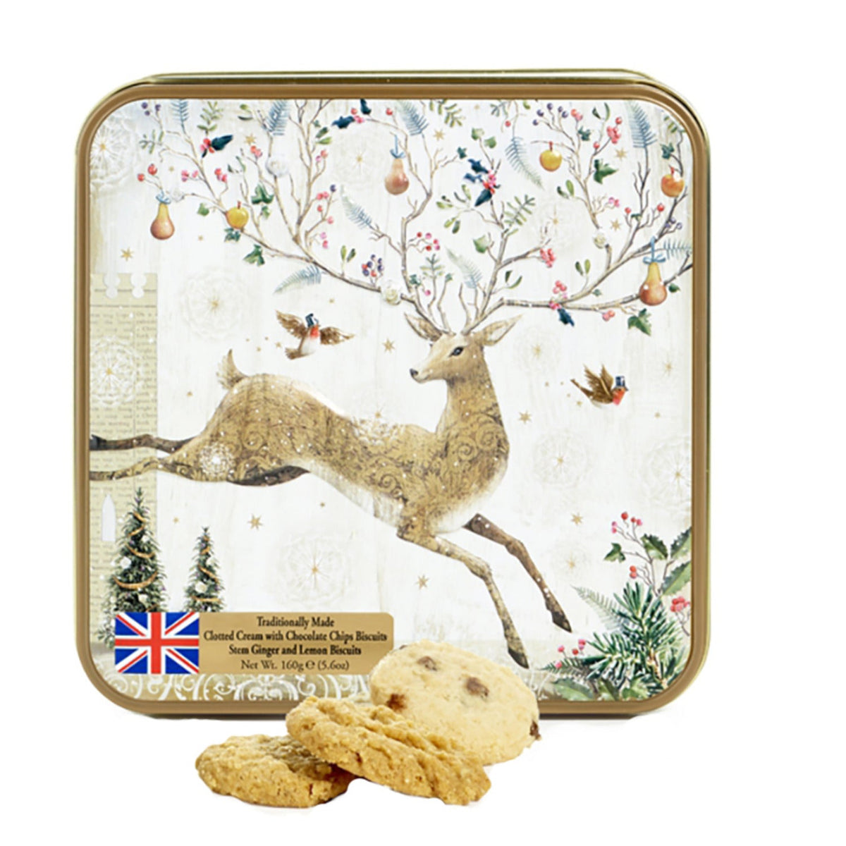 Grandma Wild’s Stag Biscuit Tin 160g