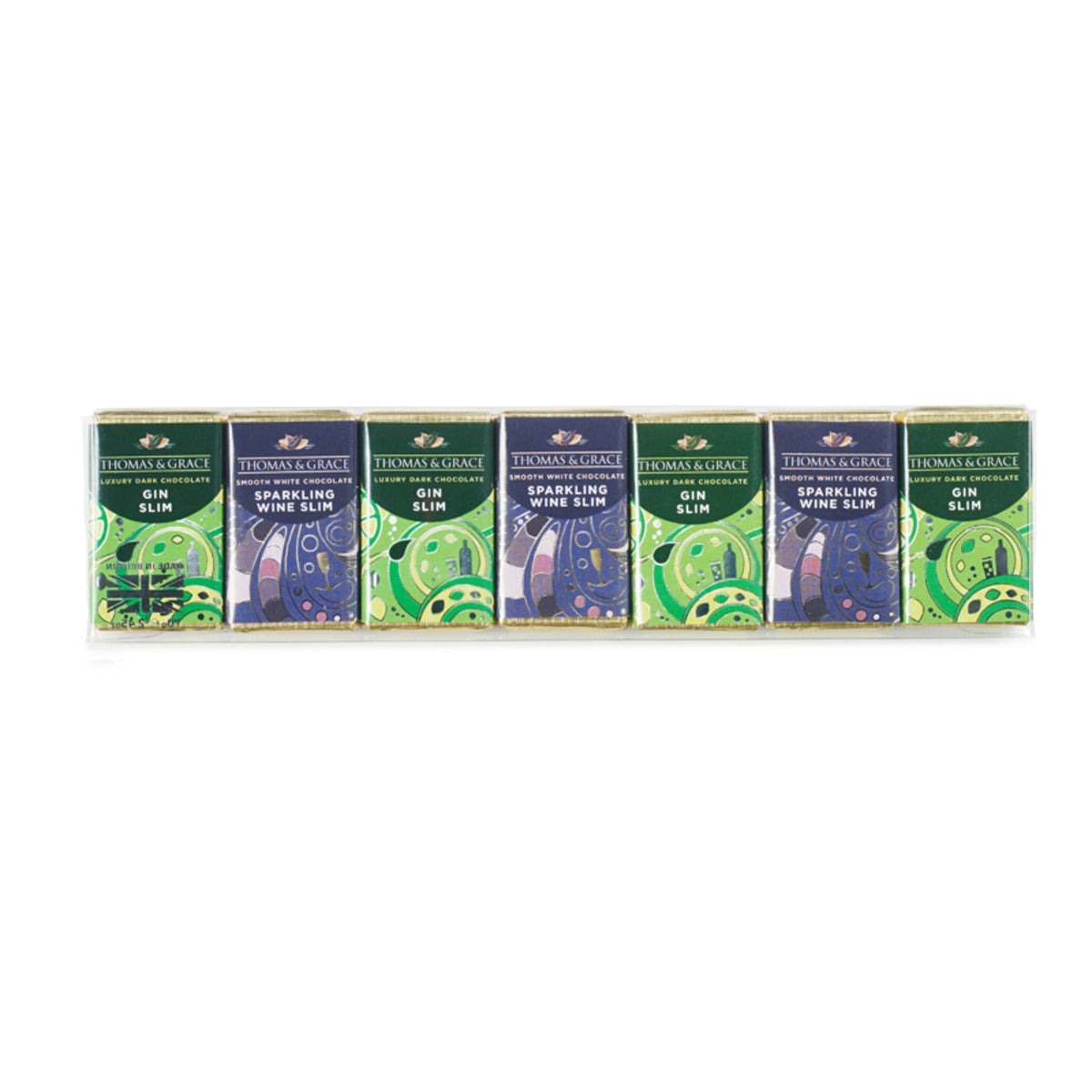 7 Thomas & Grace Tipsy Dark & White Chocolate Slims