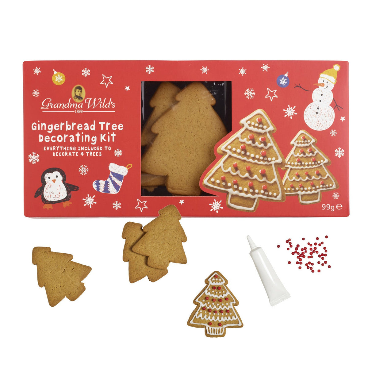 Grandma Wild’s Gingerbread Christmas Tree Decorating Kit