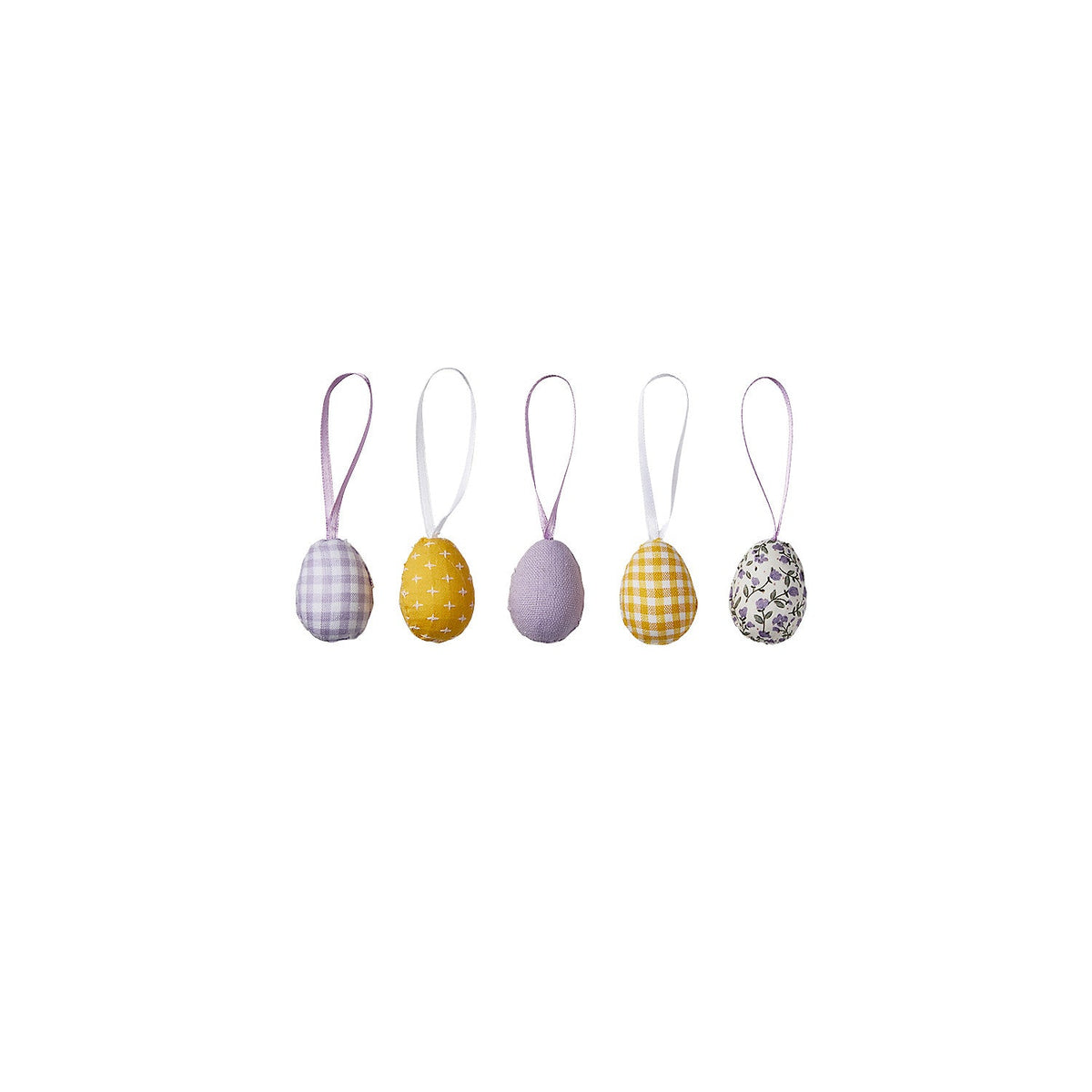 Talking Tables Decorative Fabric-Covered Eggs – Pack of 5