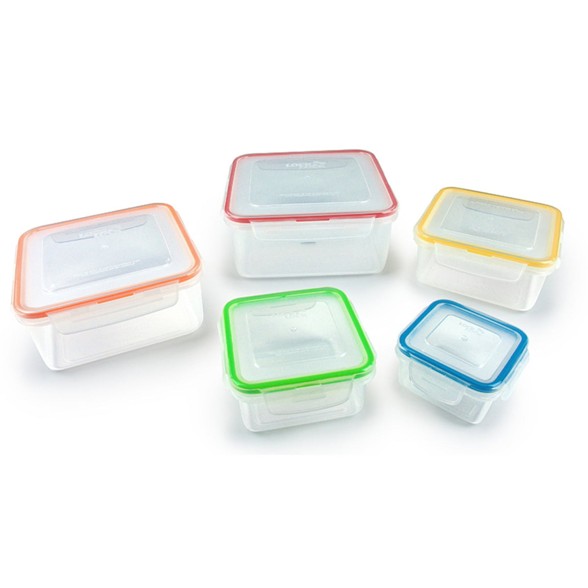 LocknLock 5-Piece Nestable Container Set - Square