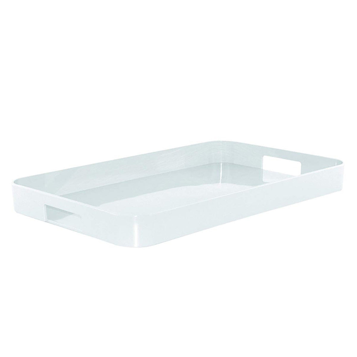 Zak Designs Large Gallery Serving Tray – White