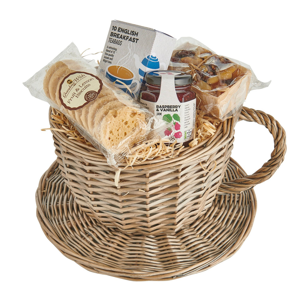Lakeland Teacup & Saucer Wicker Hamper