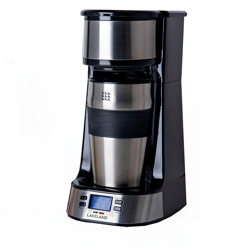 Lakeland Digital To Go Filter Coffee Machine with Travel Mug