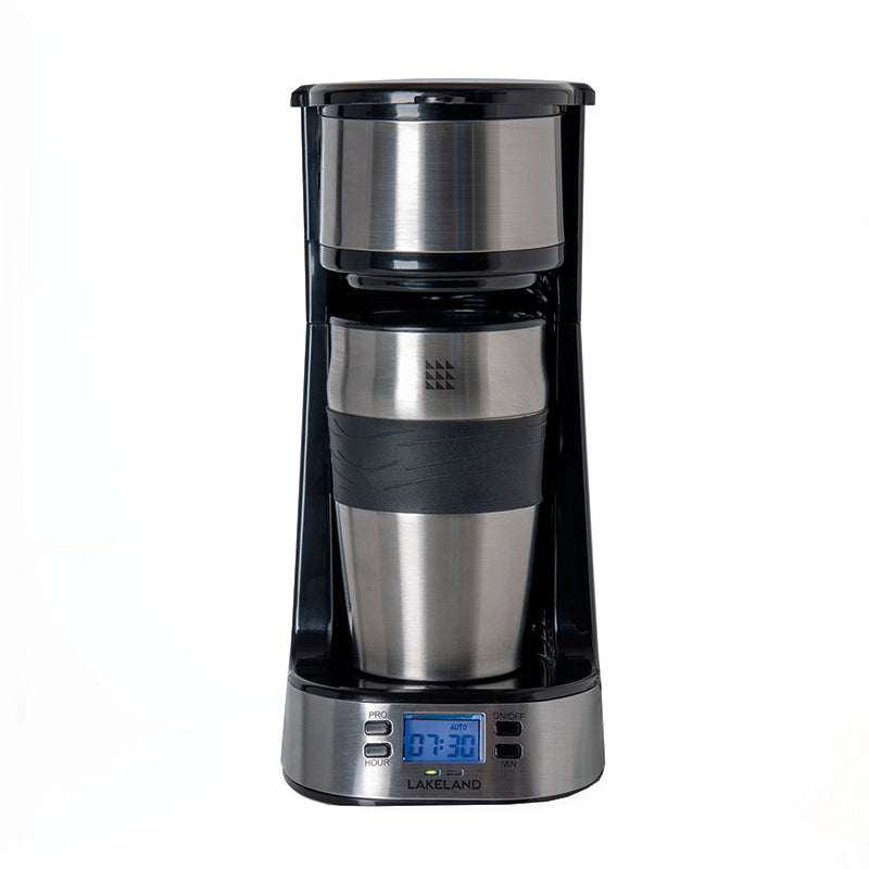 Lakeland Digital To Go Filter Coffee Machine with Travel Mug