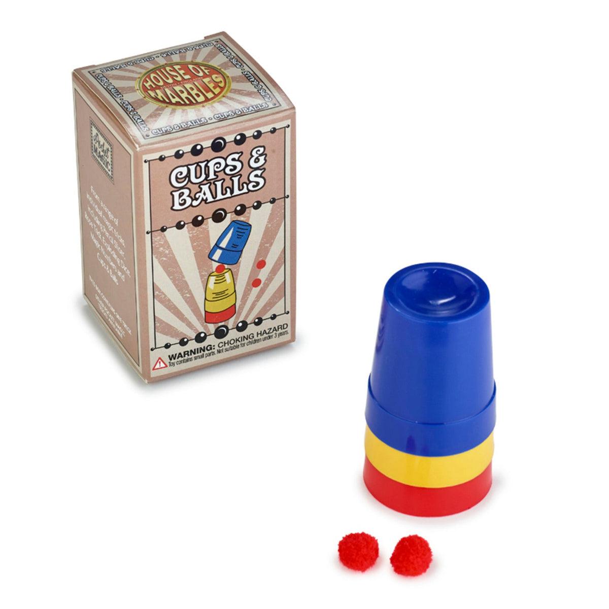 House of Marbles Magic Cups and Balls Trick