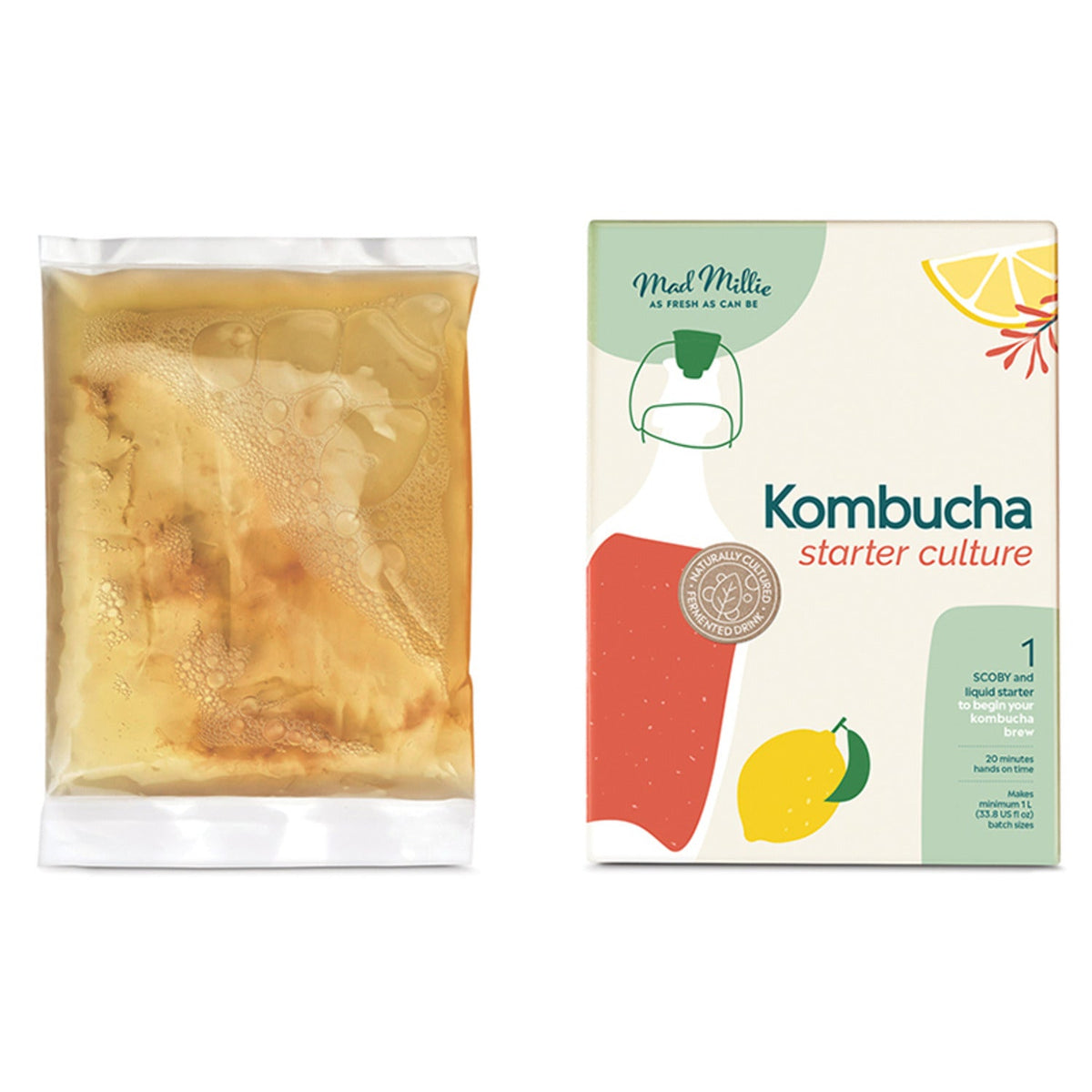 Mad Millie Organic Kombucha SCOBY Starter Culture