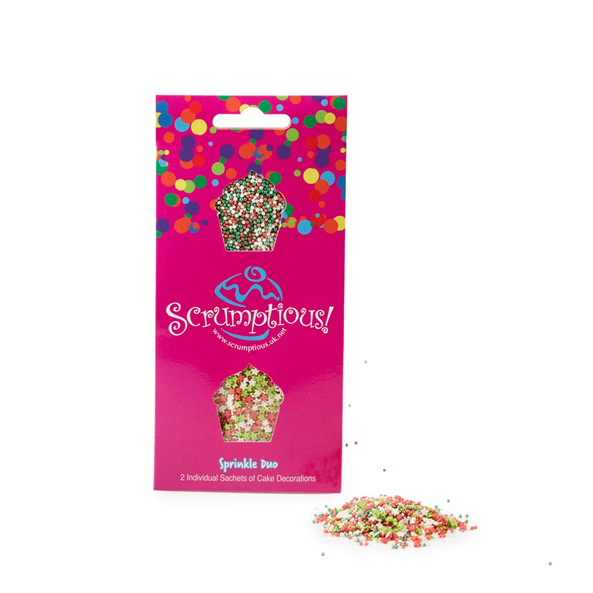 Scrumptious Sprinkles Christmas Sprinkle Duo 2 x 20g
