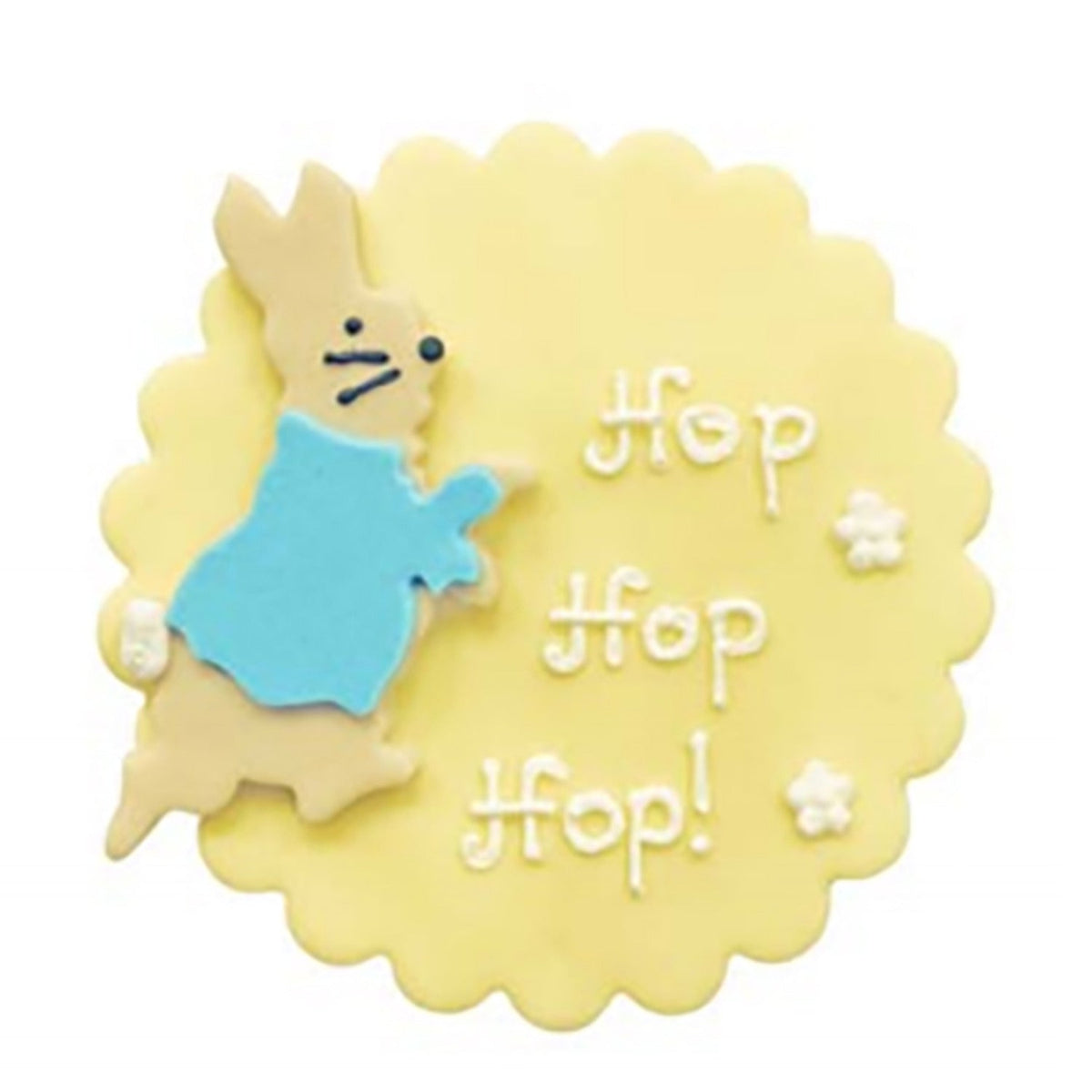Large Peter Rabbit Edible Sugarcraft Hop Hop Hop Cake Topper