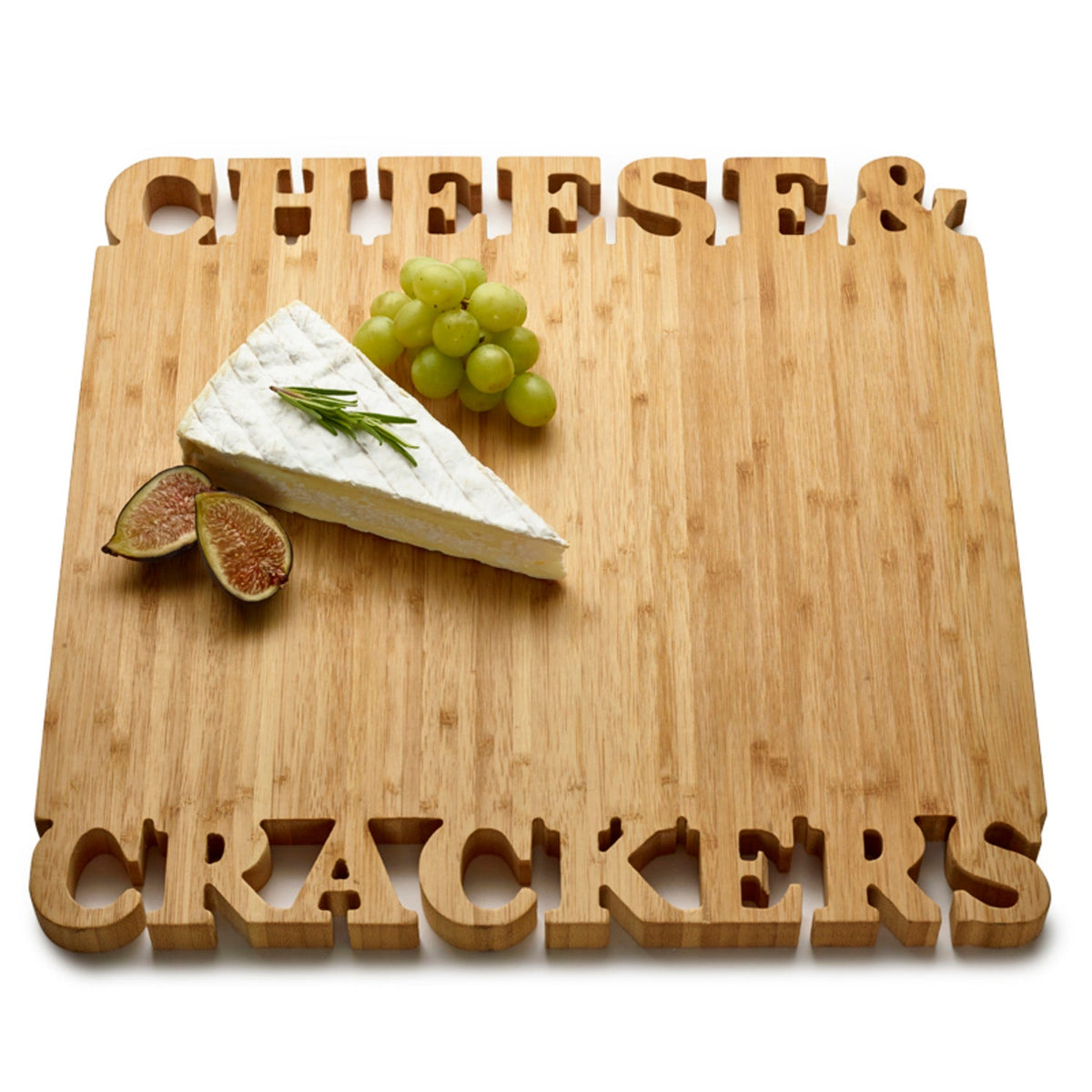Lakeland Cheese and Crackers Bamboo Serving and Chopping Board