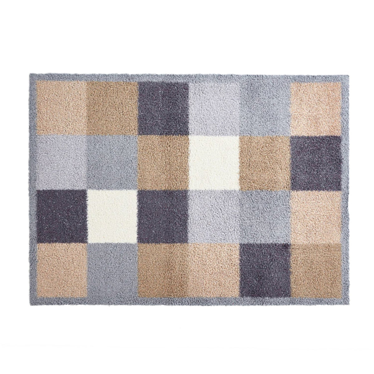 Natural Squares Indoor Turtle Mat 85 x 59cm