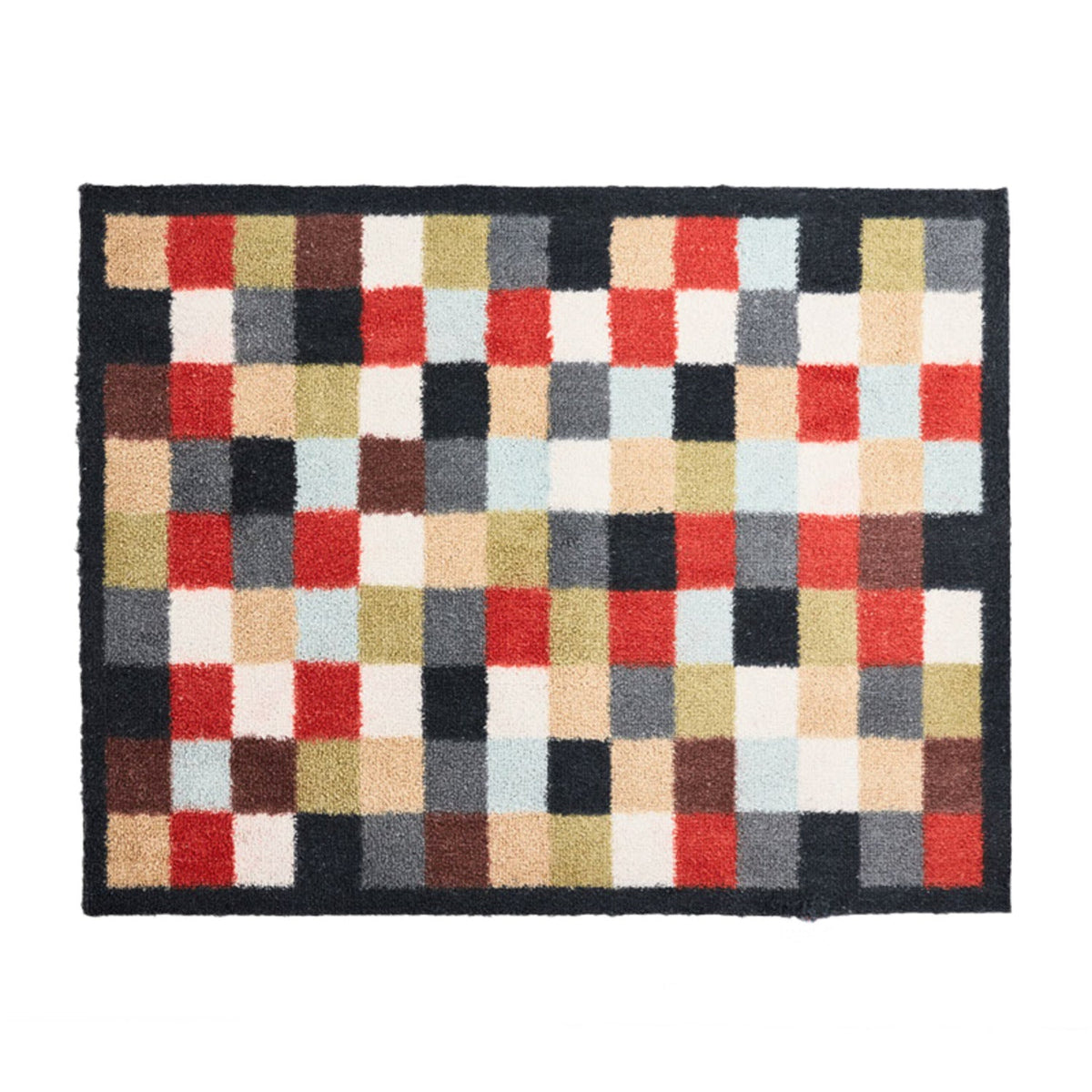 Hug Rug Indoor Mat Bright Mosaic Tiles 85 x 65cm