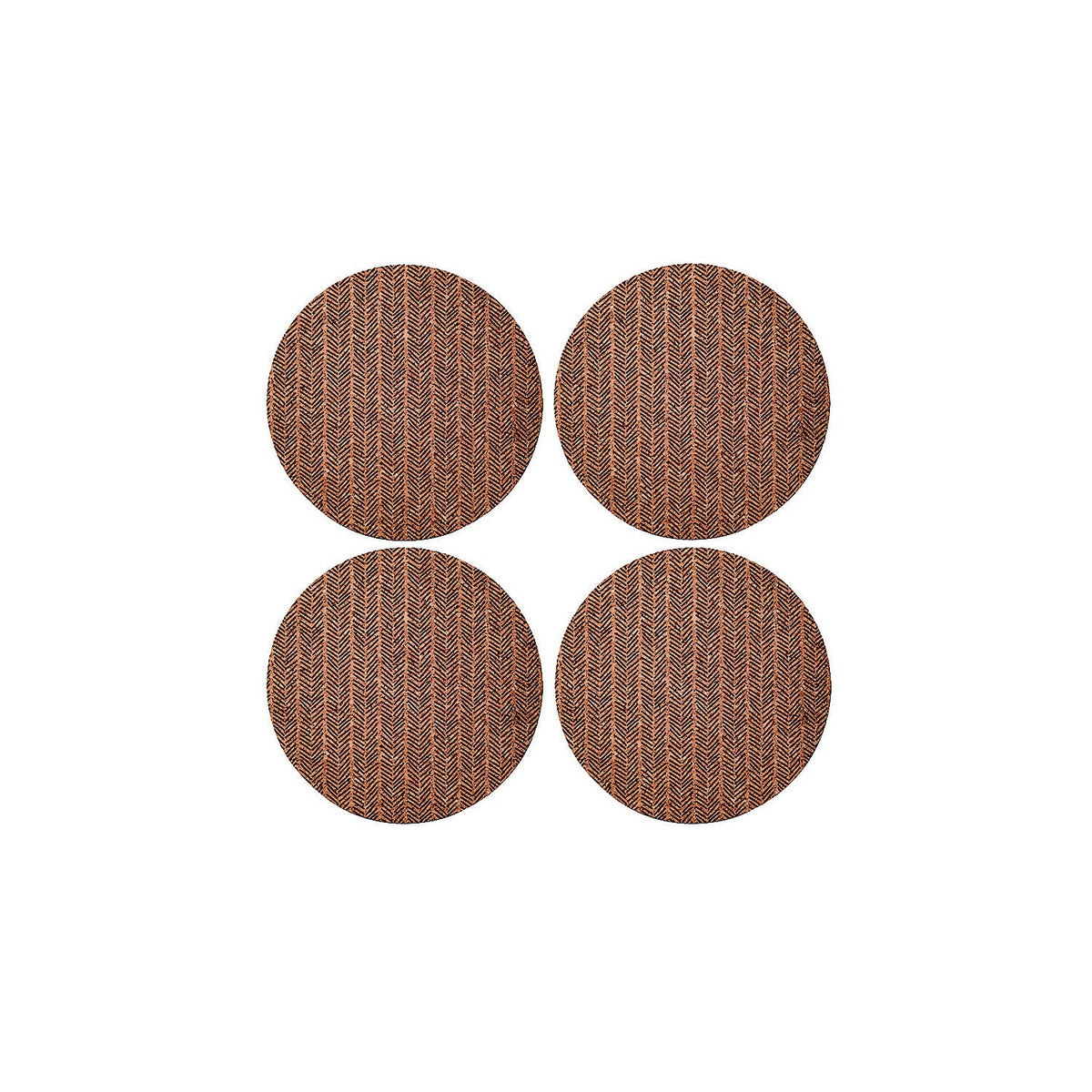 Typhoon Printed Cork Place Mats – Set of 4