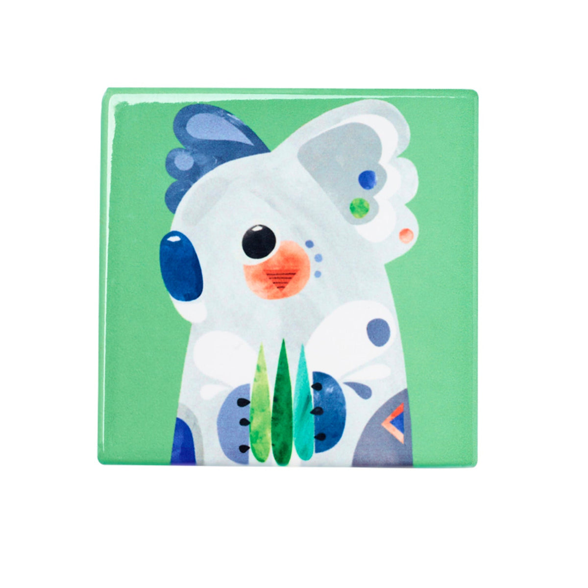 Pete Cromer Ceramic Coaster – Koala 9.5cm Sq.