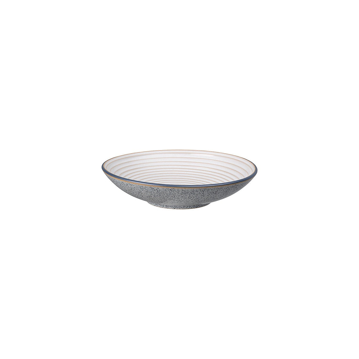 Denby Pottery Studio Grey Ridged Bowl 25.5cm Dia.