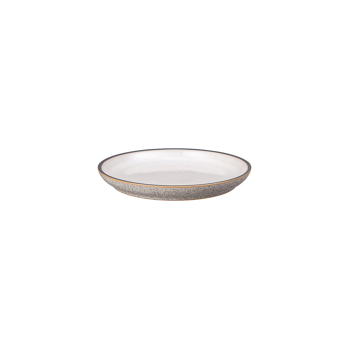 Denby Pottery Studio Grey White Coupe Plate