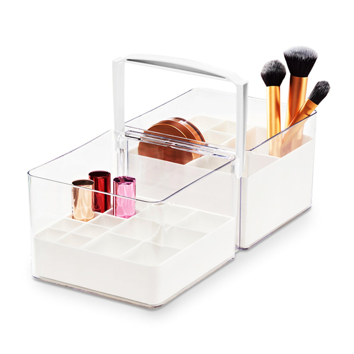 madesmart Tote With Removable Bins Make-Up Caddy