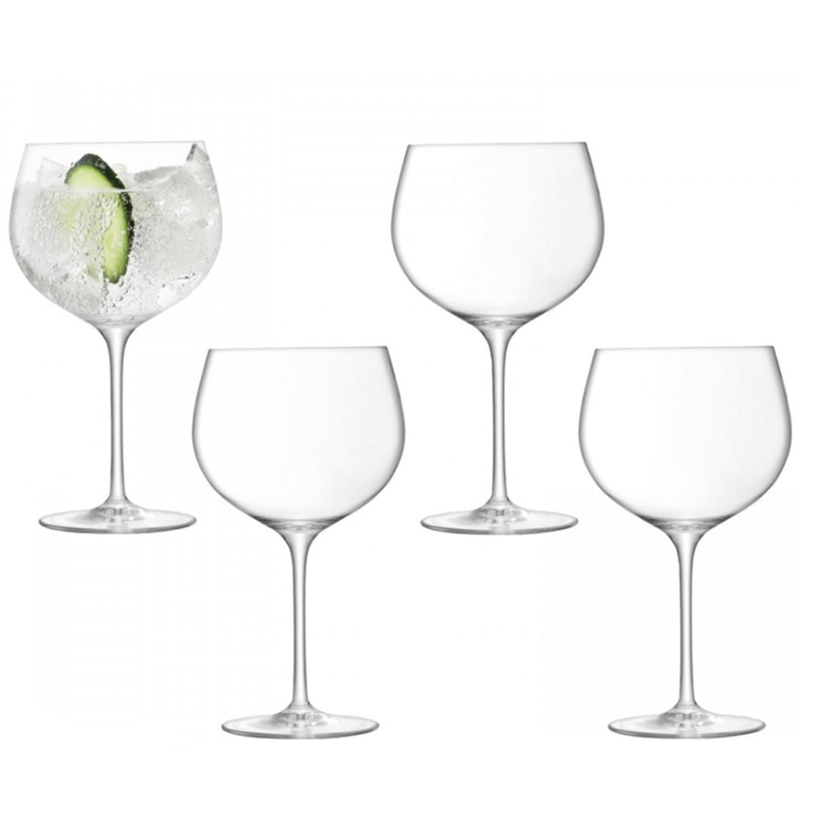 4 LSA Large Gin Balloon Glasses Set