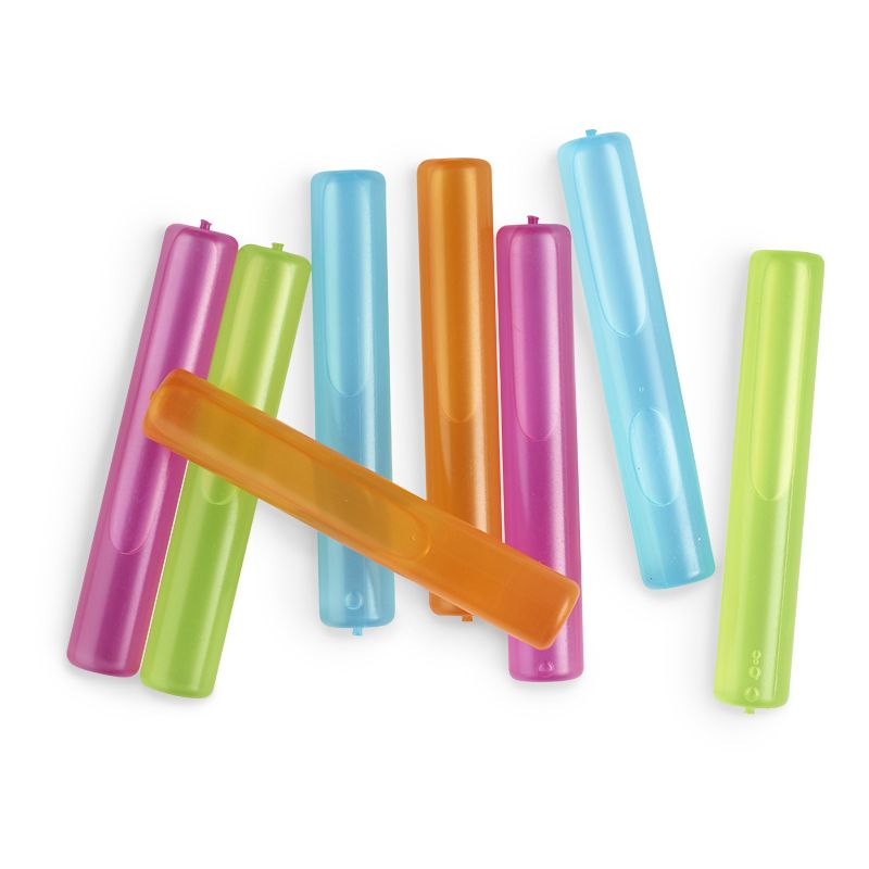 8 Kikkerland Reusable Ice Sticks for Chilling Drinks