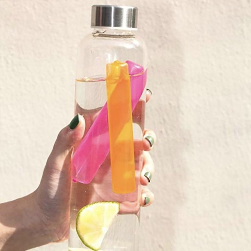 8 Kikkerland Reusable Ice Sticks for Chilling Drinks