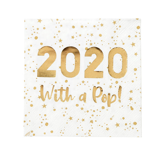 16 Taking Tables 2020 Luxe Foiled Paper Cocktail Napkins
