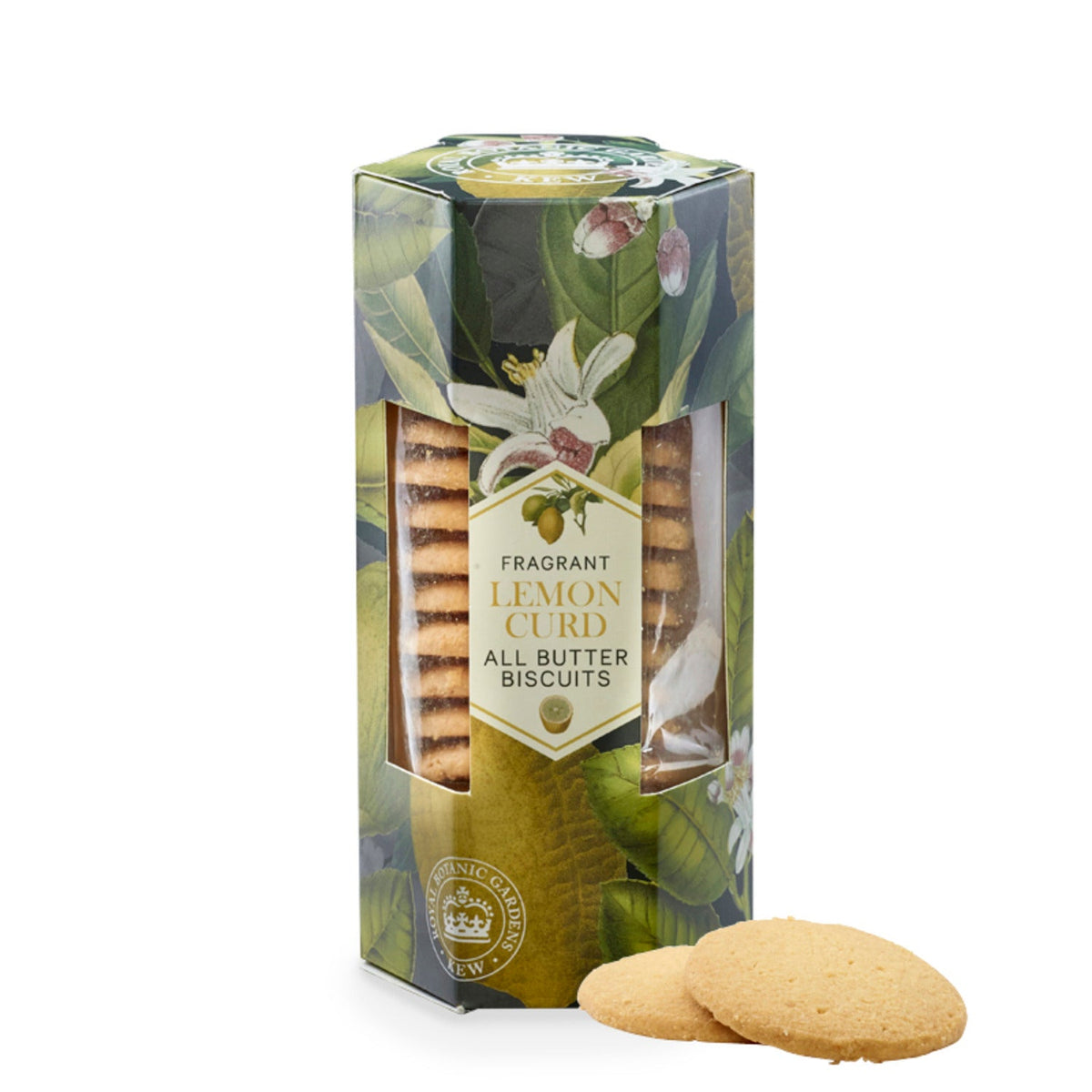 Kew Gardens Fragrant Lemon Curd All Butter Biscuits 200g