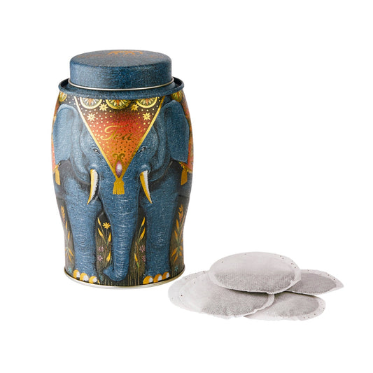 Williamson Earl Grey Tea 40 Bags in Blue Elephant Tin
