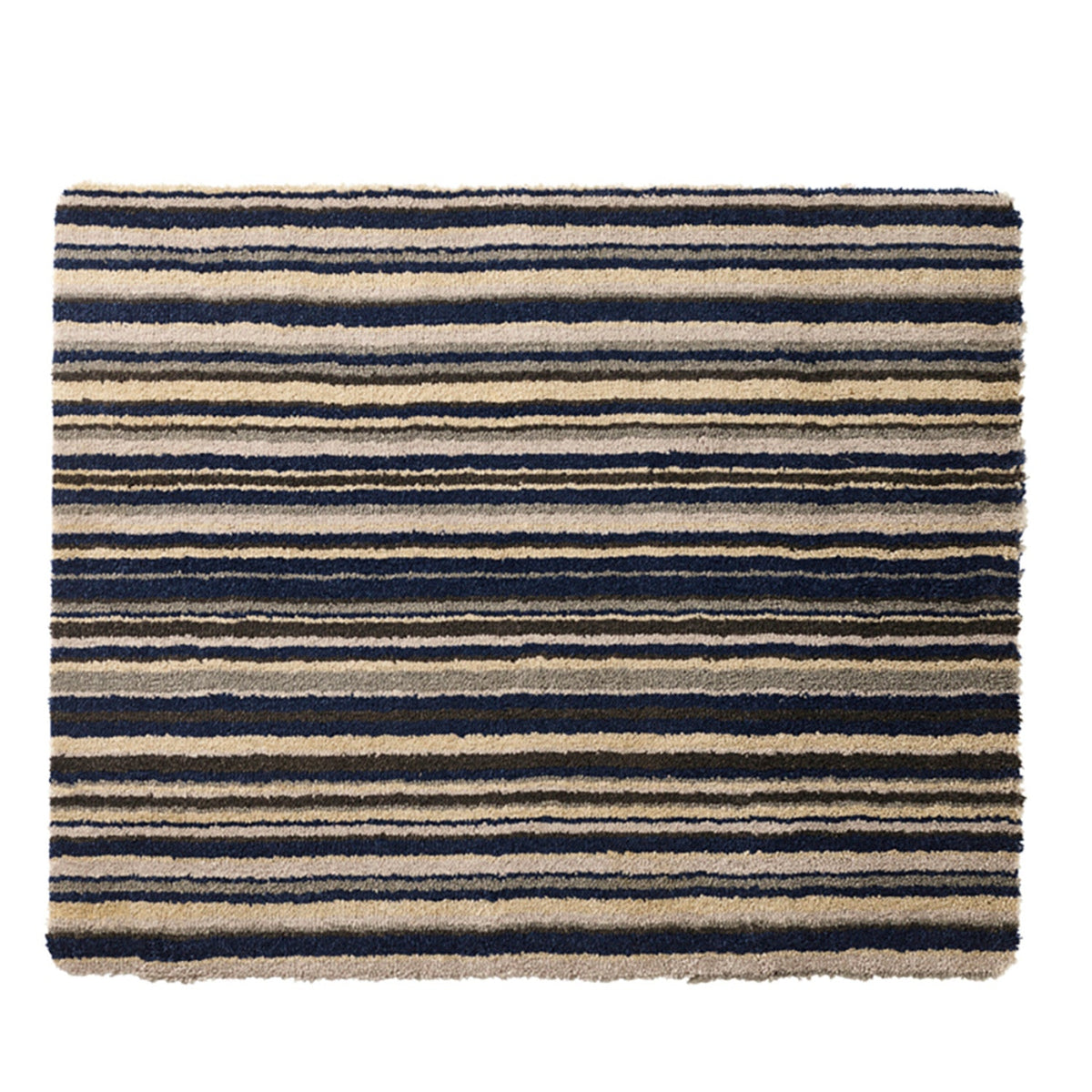 Hug Rug Washable Indoor Mat Azure Blue Stripe 80 x 60cm