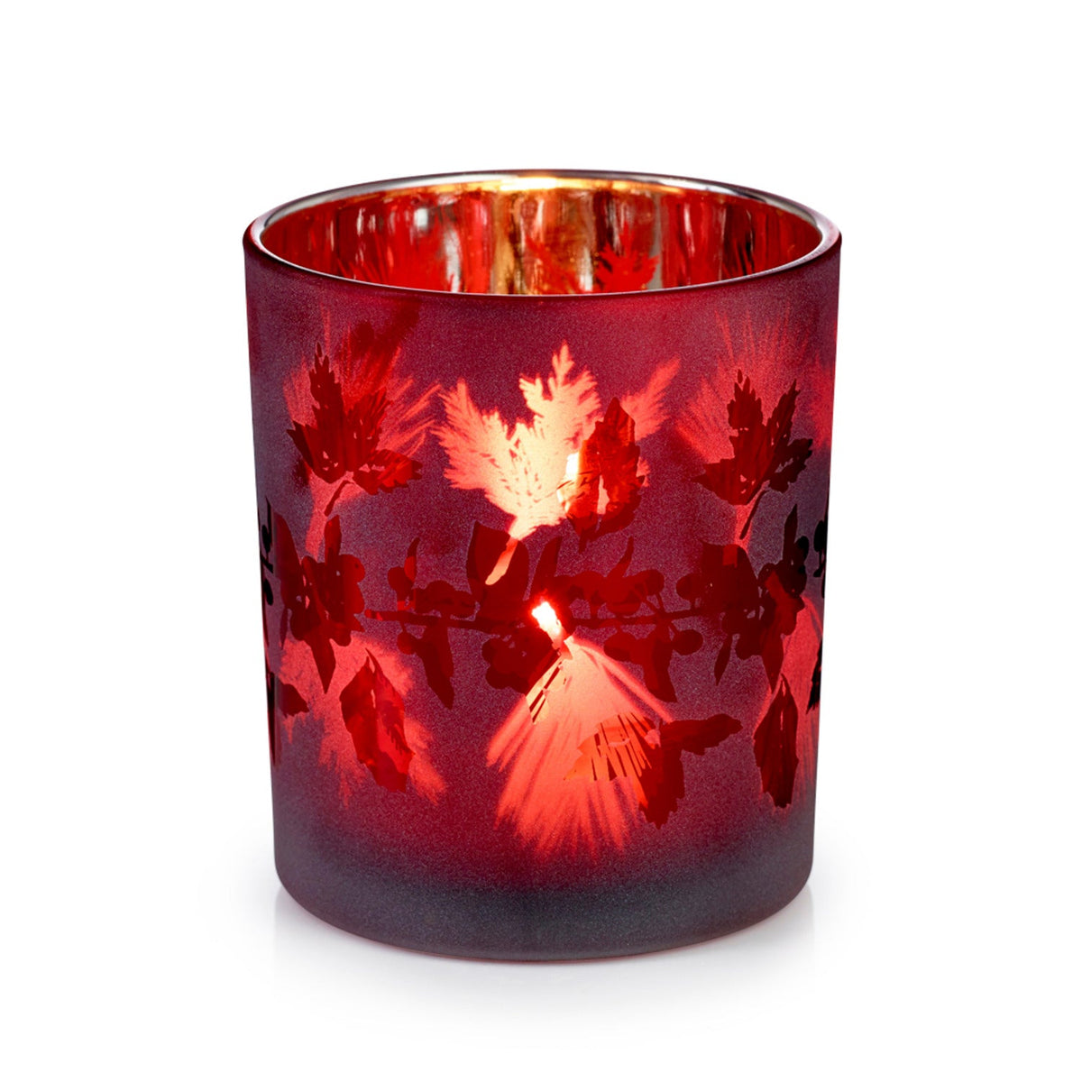 Festive Red Votive Tealight Holder