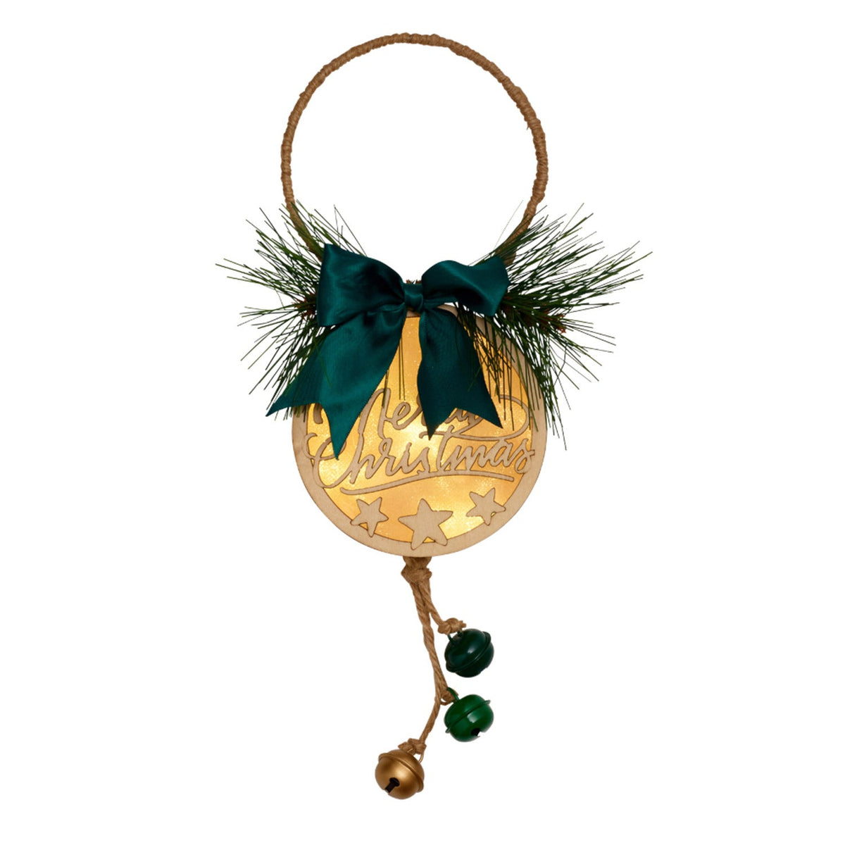 LED Jingle Bells Door Hanger Christmas Decoration