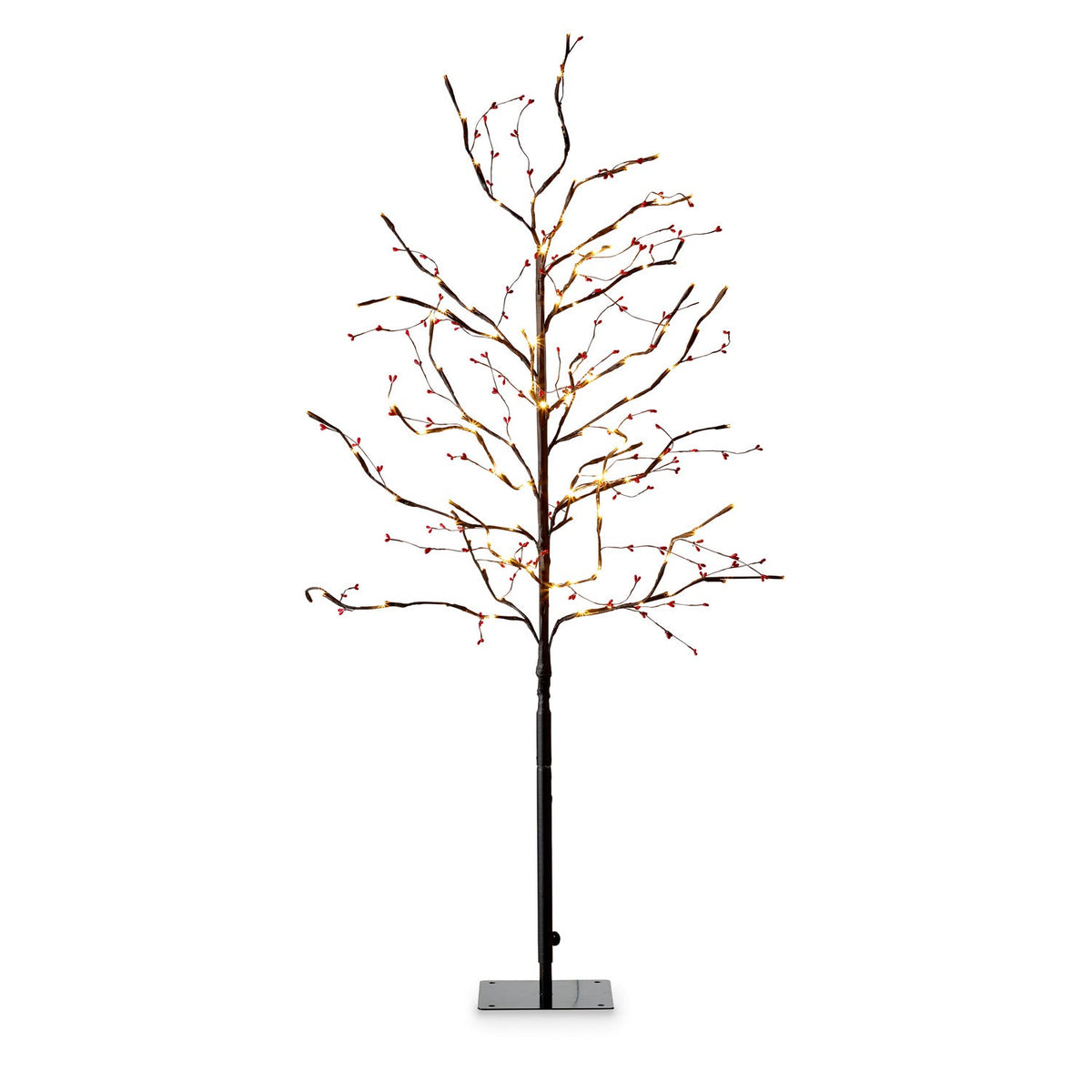 1.15m LED Red Berry Christmas Tree