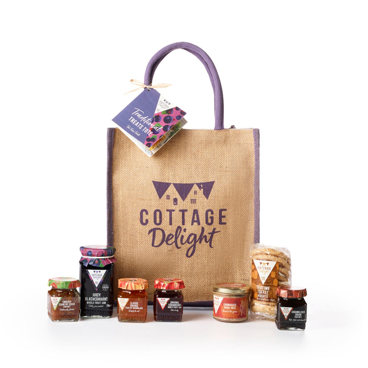 Cottage Delight Traditional Treats Tote Hamper