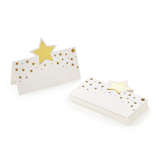 12 Talking Tables Gold Star Place Cards