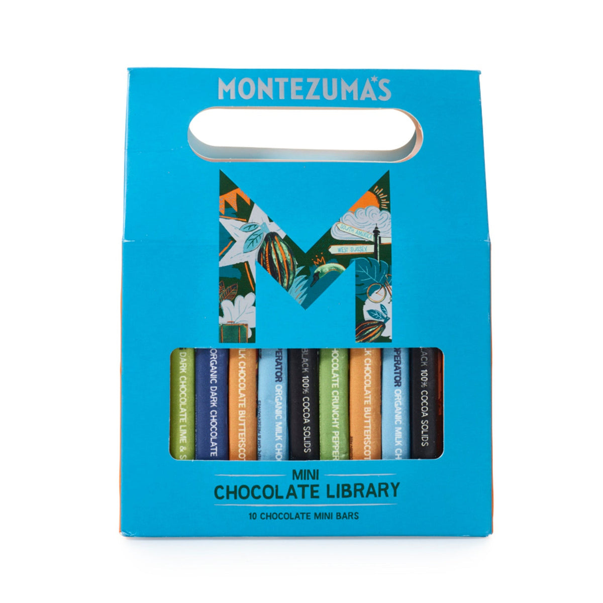 10 Montezuma’s Library of Mini Chocolate Bars 250g
