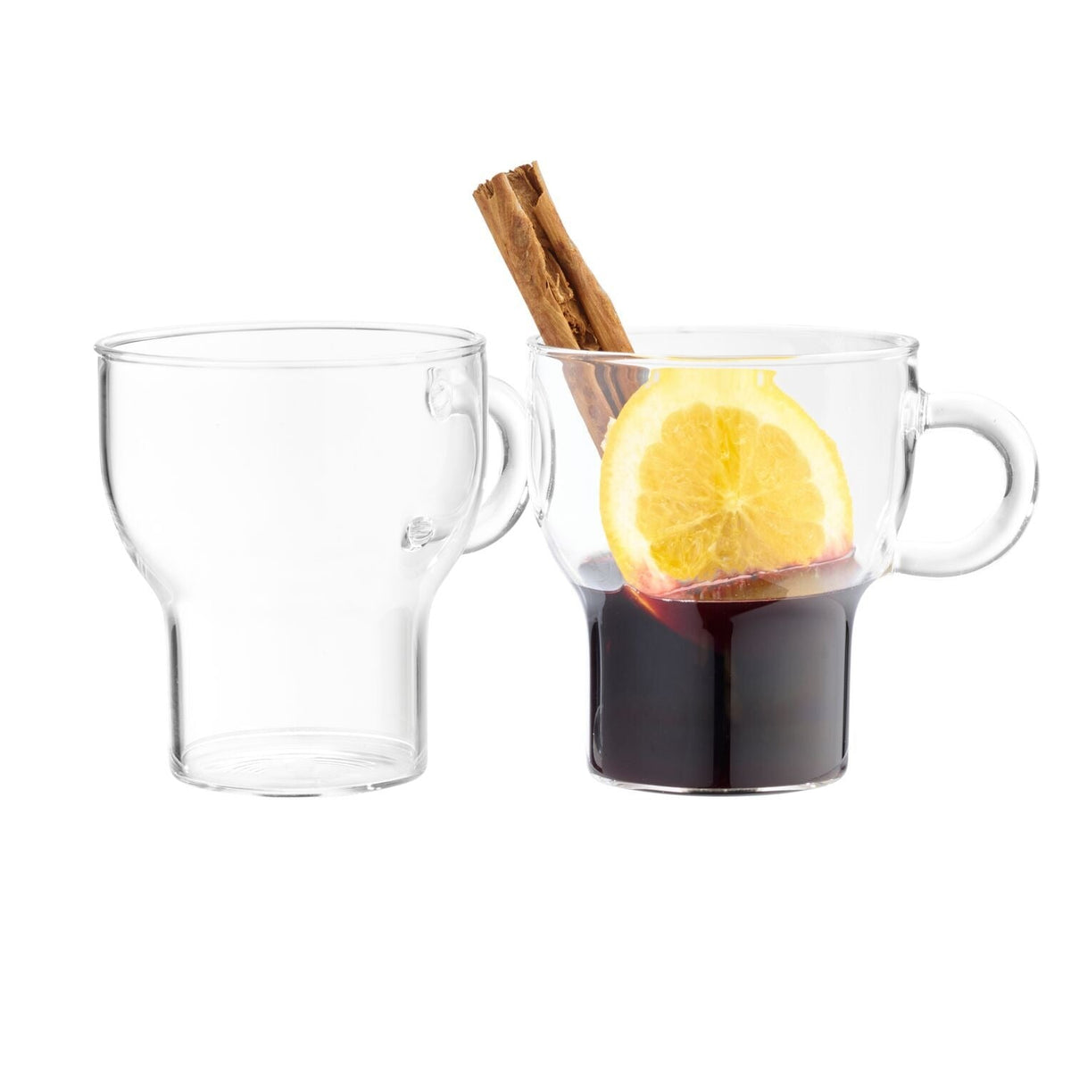 2 Luxury Mulled Wine Glasses