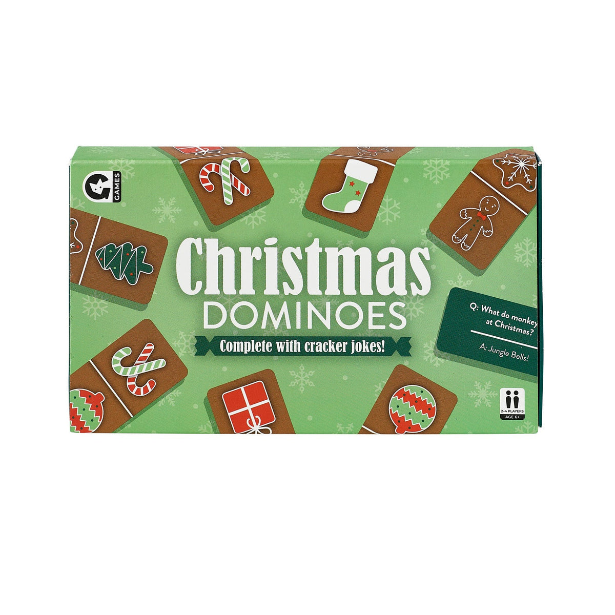 Christmas Dominoes with Jokes Table Game