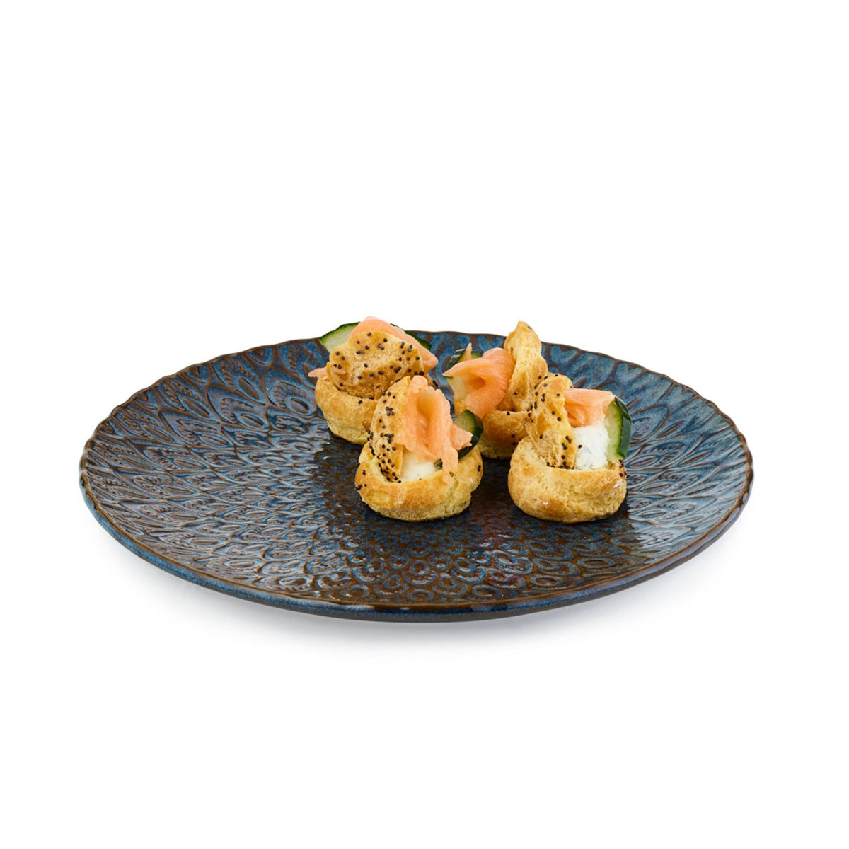 Lakeland Blue Patterned Side Plate 20.5cm Dia.