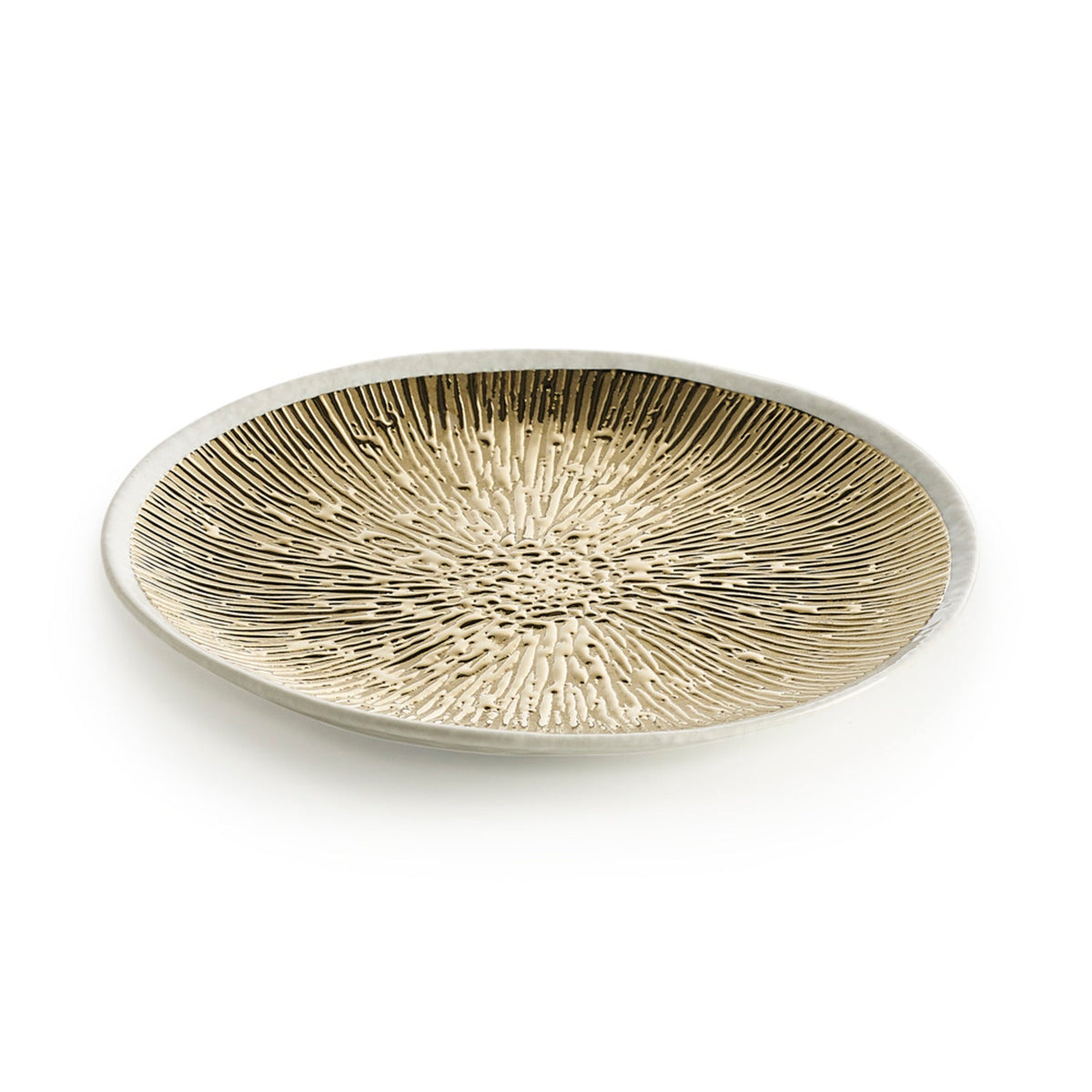 Lakeland Gold Textured Side Plate - 20cm Dia.
