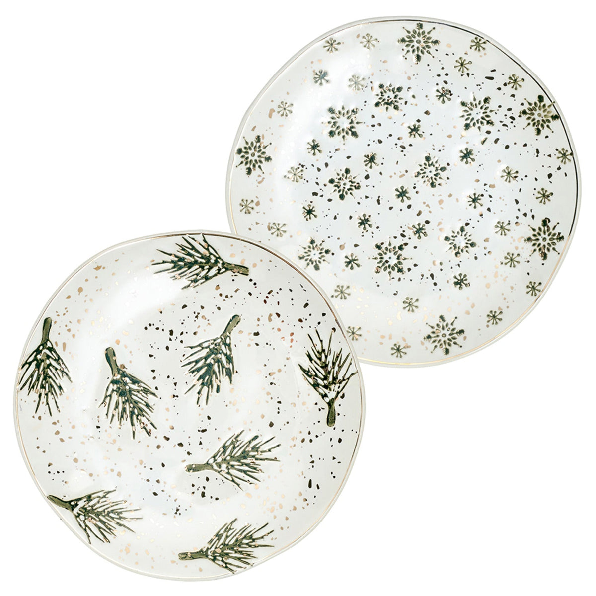 2 Lakeland Christmas Side Plates