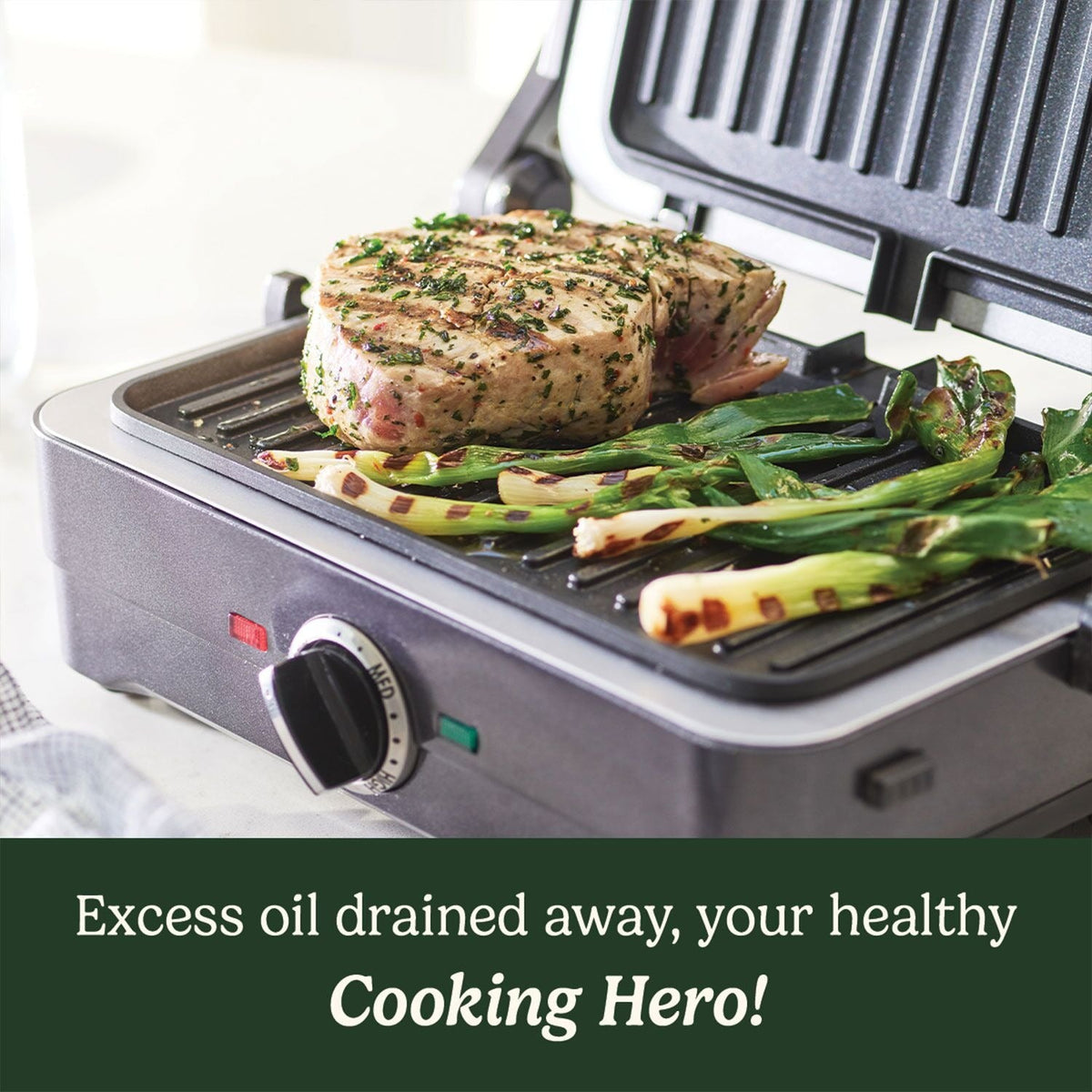 Cuisinart 2-in-1 Grill and Sandwich Maker Midnight Grey GRSM4U