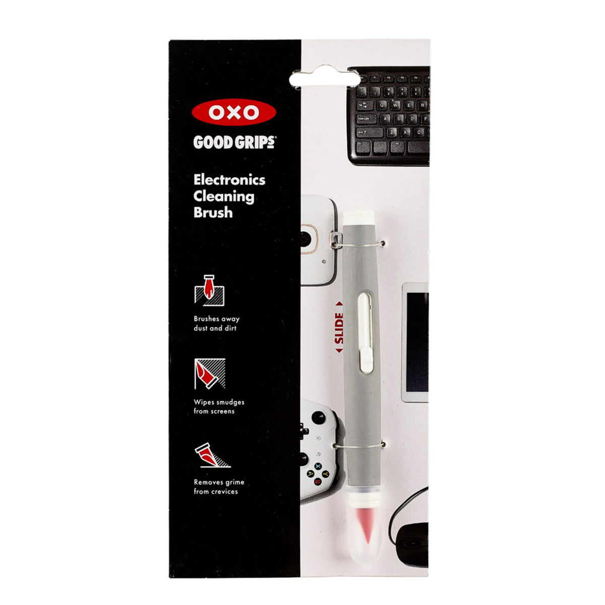 OXO Good Grips Double-Ended Electronics Cleaning Brush