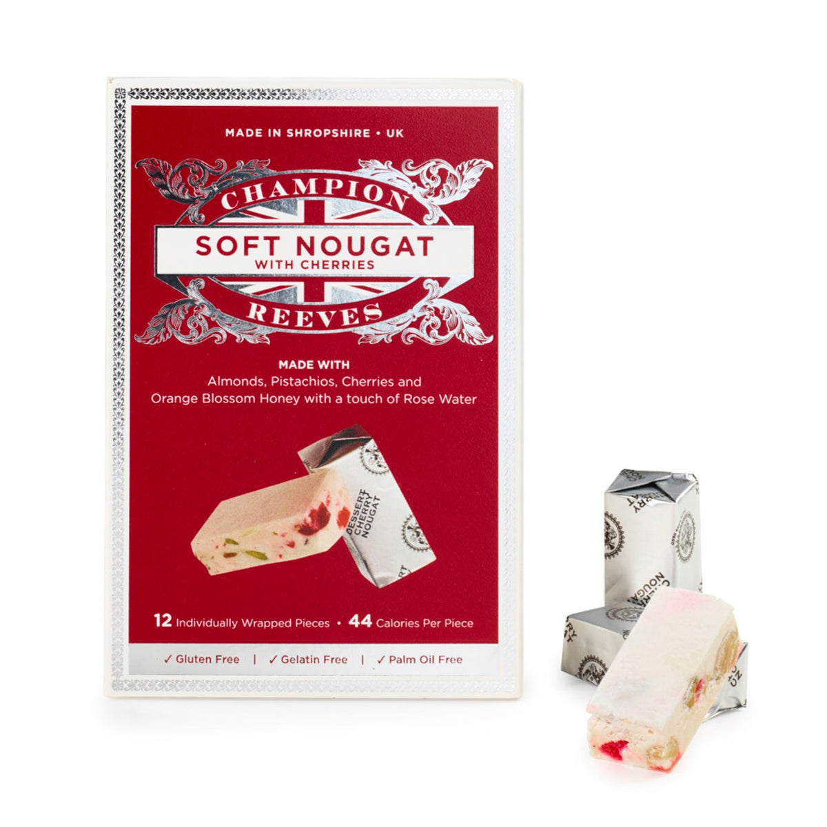 12pcs Soft Nougat with Cherries 144g