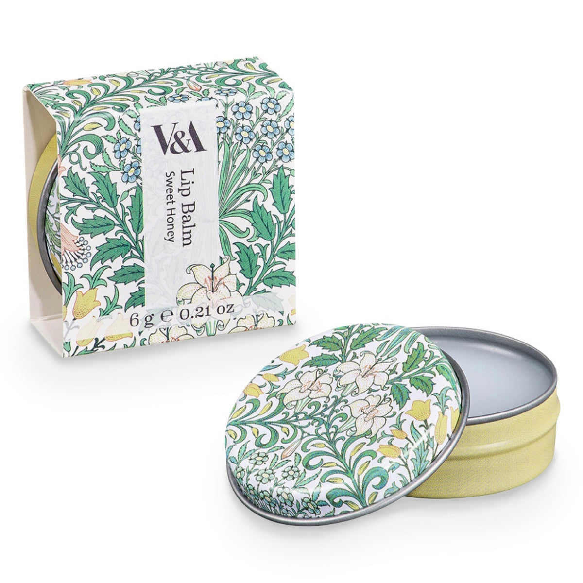 V&A Floral Lip Balm 20g - Flavour May Vary