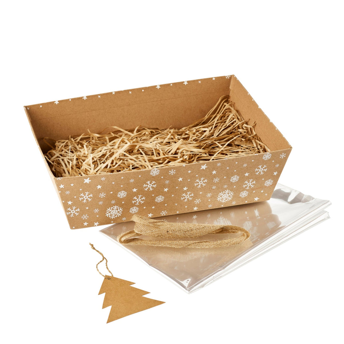 Kraft Snowflake Make-Your-Own Hamper Kit