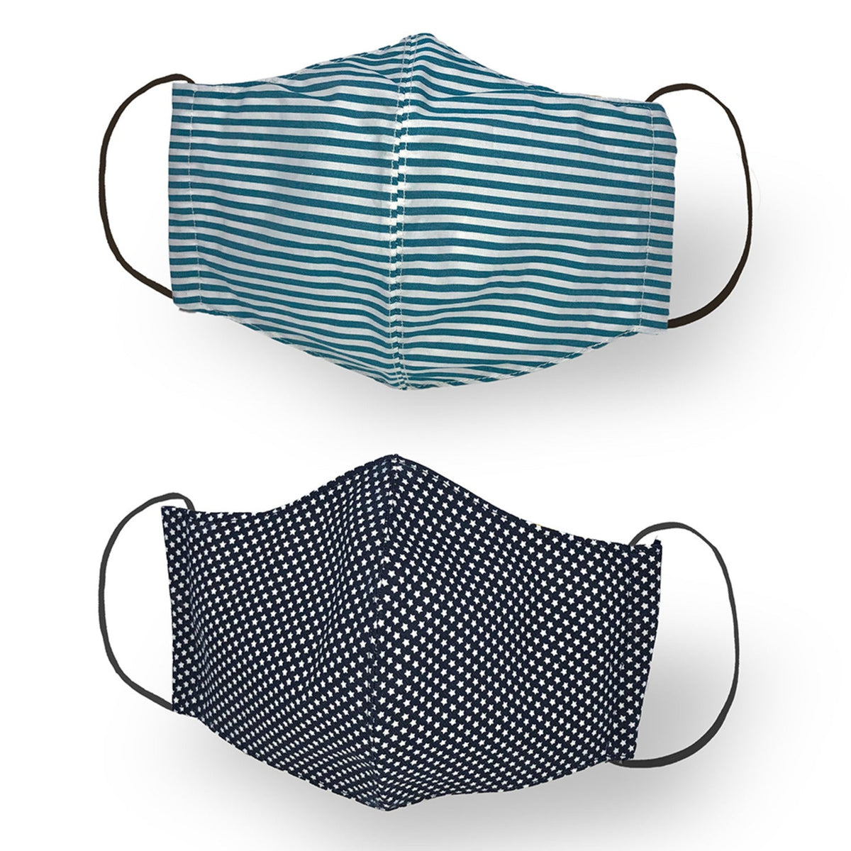 2 Kanguru Adults Cotton Face Masks