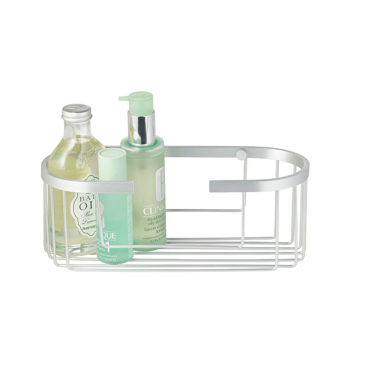 Tatay Ice Collection Aluminium Deep Oval Shower Caddy