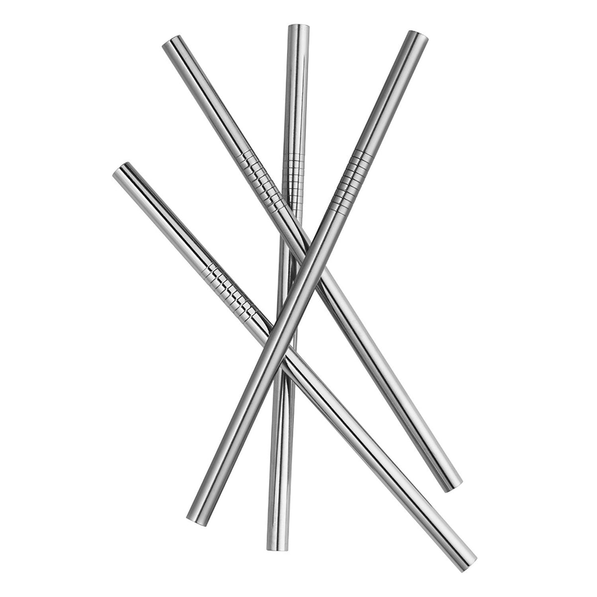 4 Mini Stainless Steel Straws