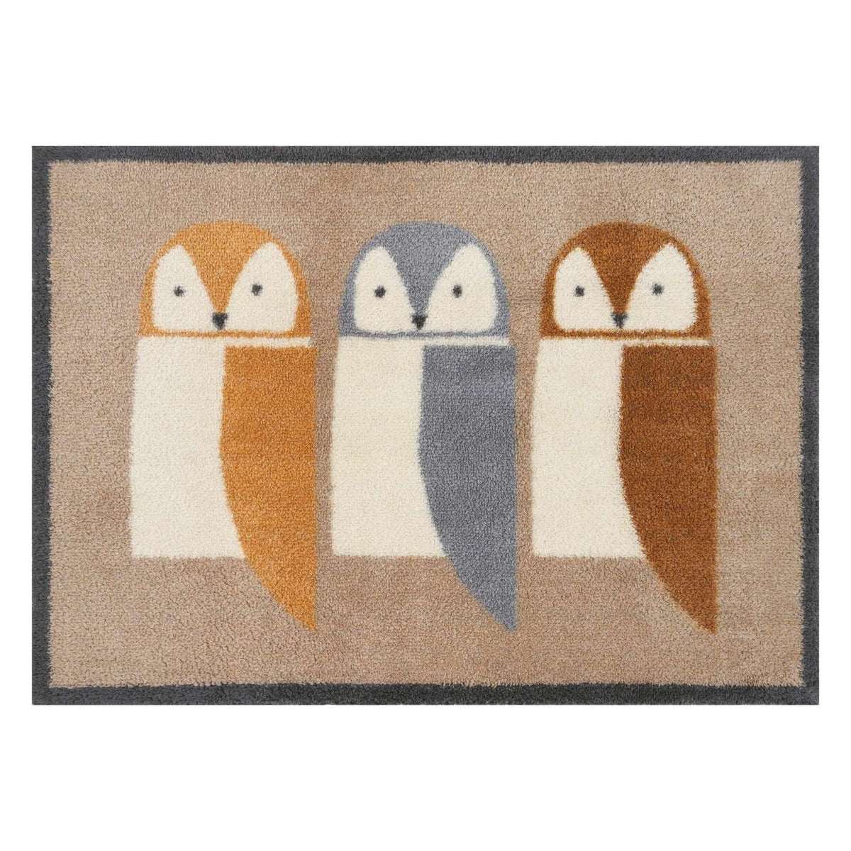 Barny Owl Triplets Turtle Mat 85 x 60cm